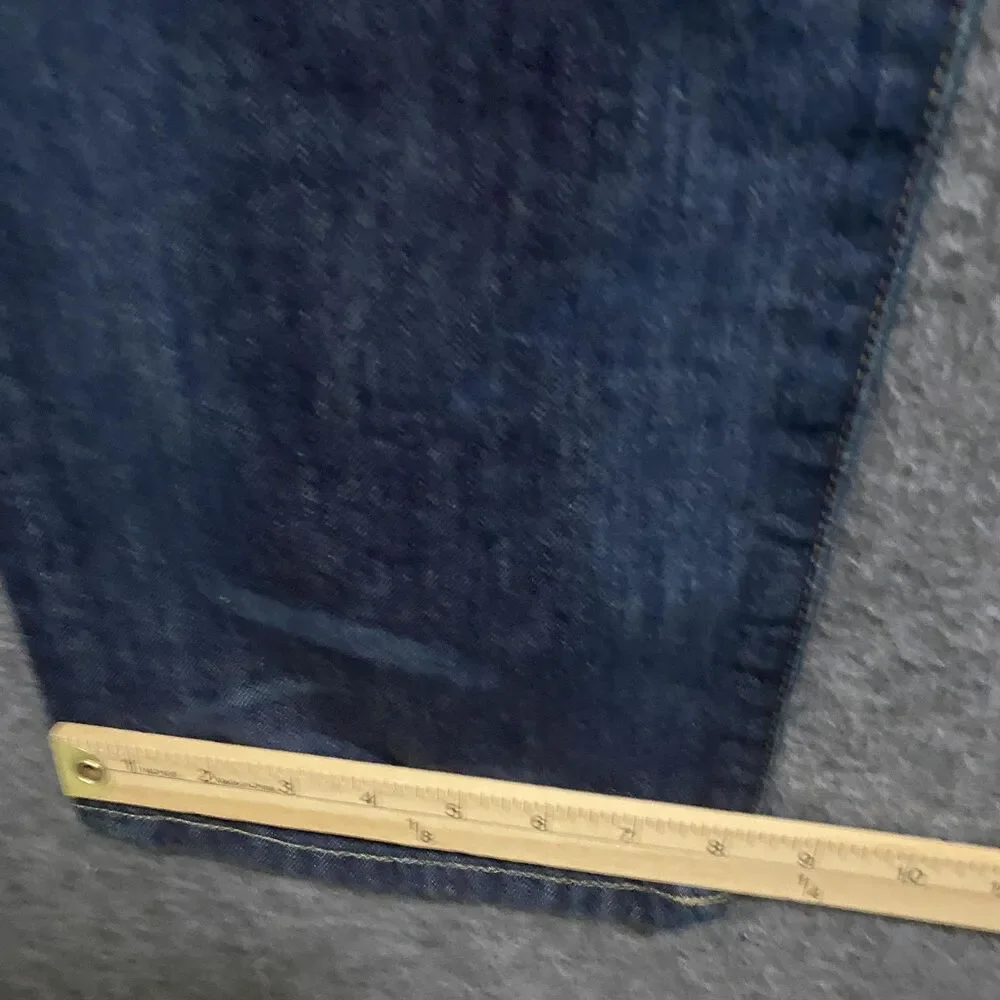 Polo Ralph Lauren Hampton Relaxed Straight Jeans Mens 36x34 Blue Dark Wash Denim
